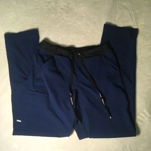 Skechers by Barco Navy Blue and Black Scrub Pants